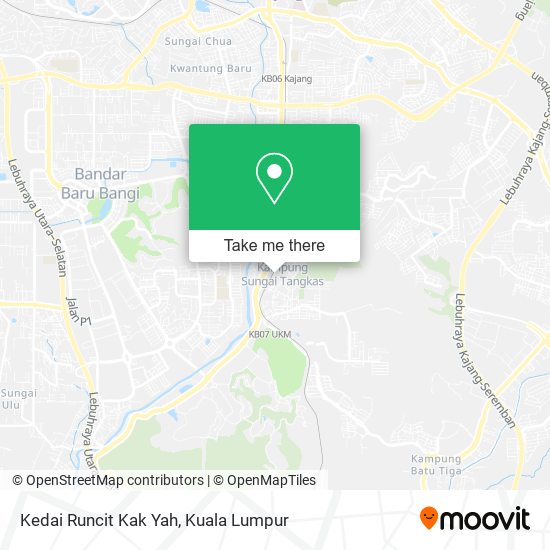 Kedai Runcit Kak Yah map