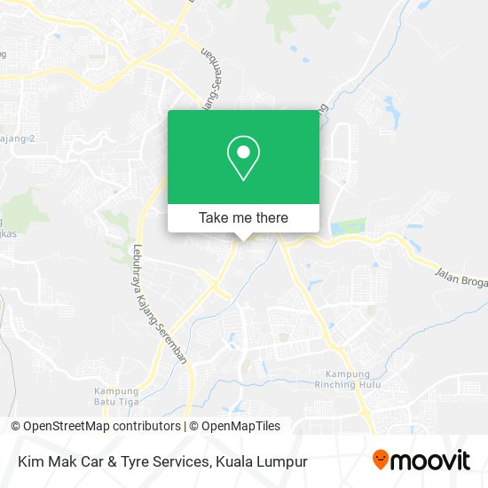 Peta Kim Mak Car & Tyre Services