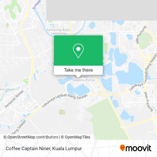 Coffee Captain Niner map