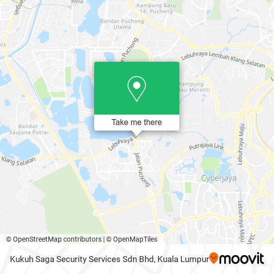 Peta Kukuh Saga Security Services Sdn Bhd
