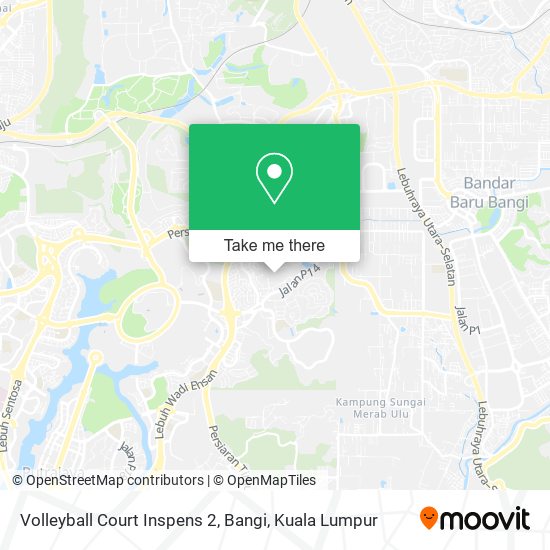 Volleyball Court Inspens 2, Bangi map