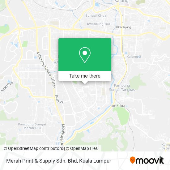 Merah Print & Supply Sdn. Bhd map