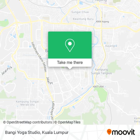 Bangi Yoga Studio map