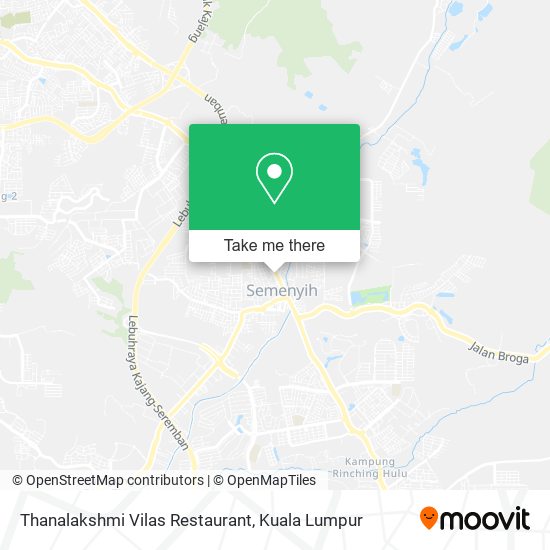 Thanalakshmi Vilas Restaurant map