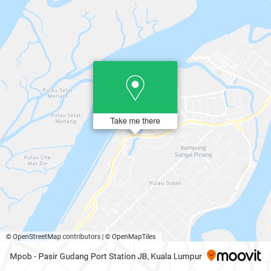 Mpob - Pasir Gudang Port Station JB map