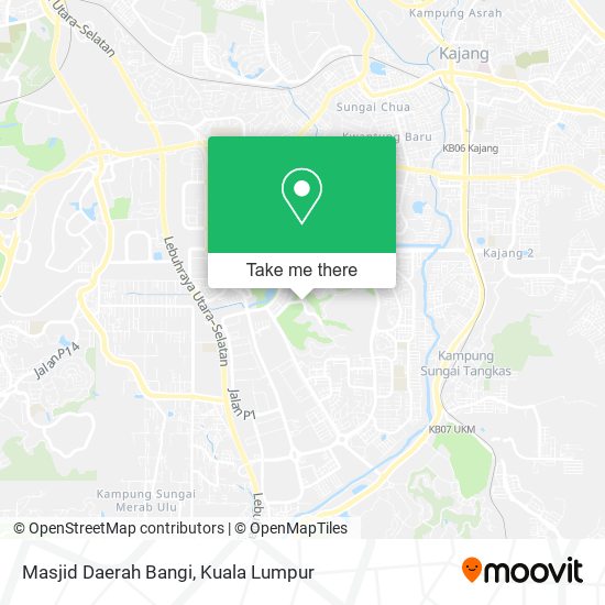 Peta Masjid Daerah Bangi