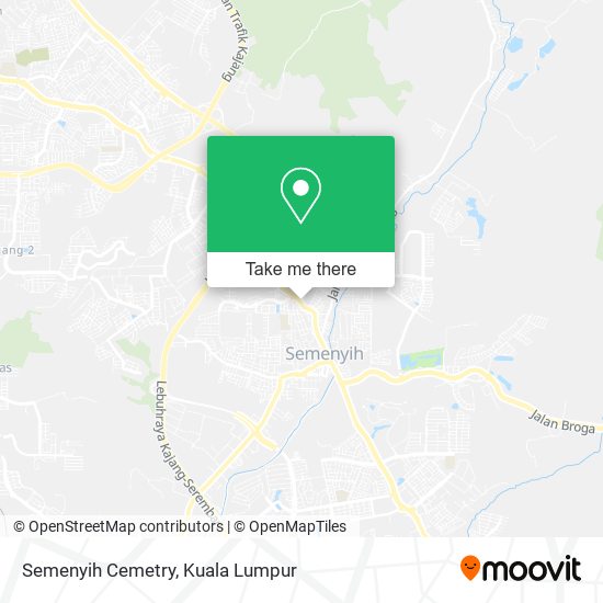 Semenyih Cemetry map