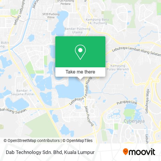 Dab Technology Sdn. Bhd map