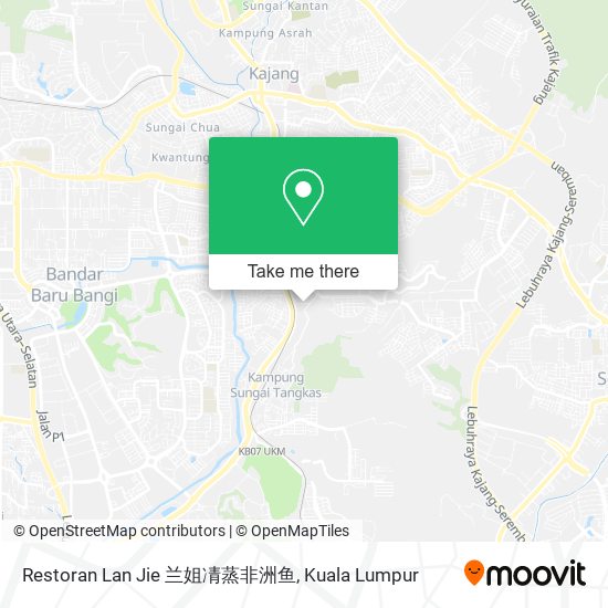 Restoran Lan Jie 兰姐凊蒸非洲鱼 map