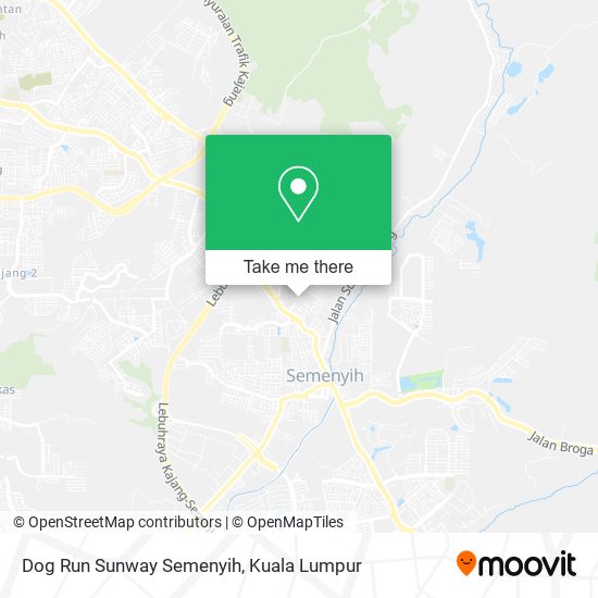 Dog Run Sunway Semenyih map