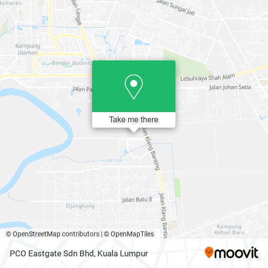 PCO Eastgate Sdn Bhd map