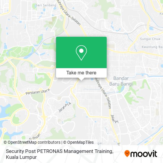 Security Post PETRONAS Management Training map