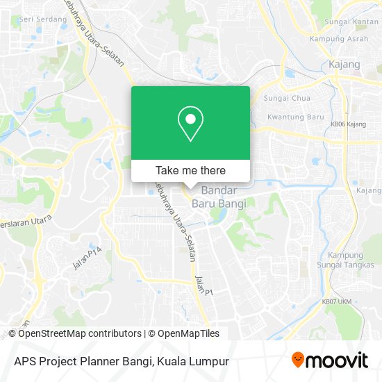 APS Project Planner Bangi map