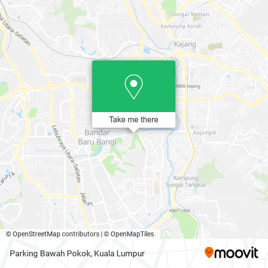 Peta Parking Bawah Pokok