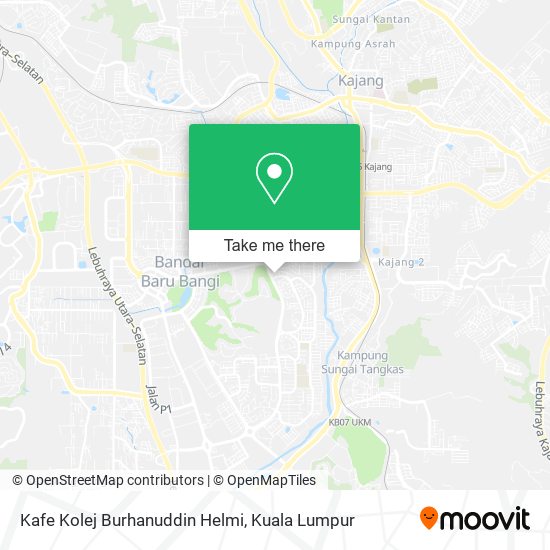 Peta Kafe Kolej Burhanuddin Helmi