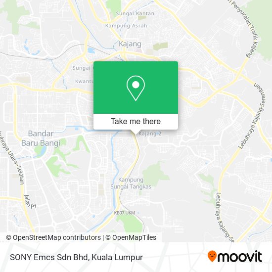 SONY Emcs Sdn Bhd map