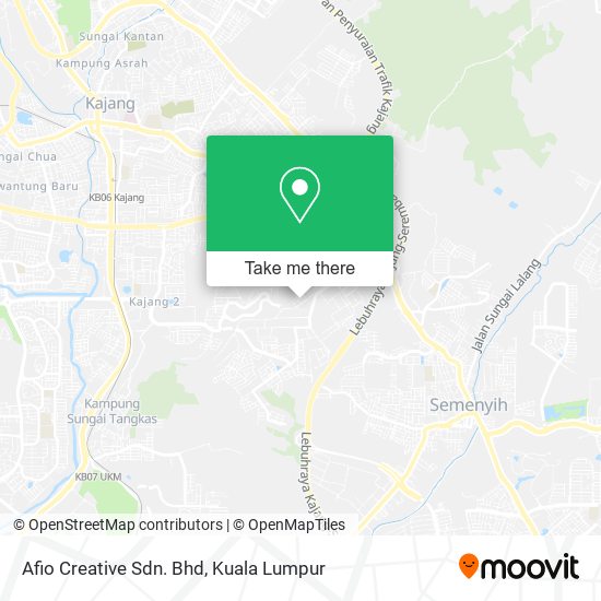 Afio Creative Sdn. Bhd map