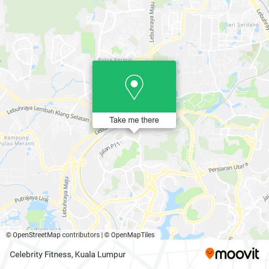 Celebrity Fitness map