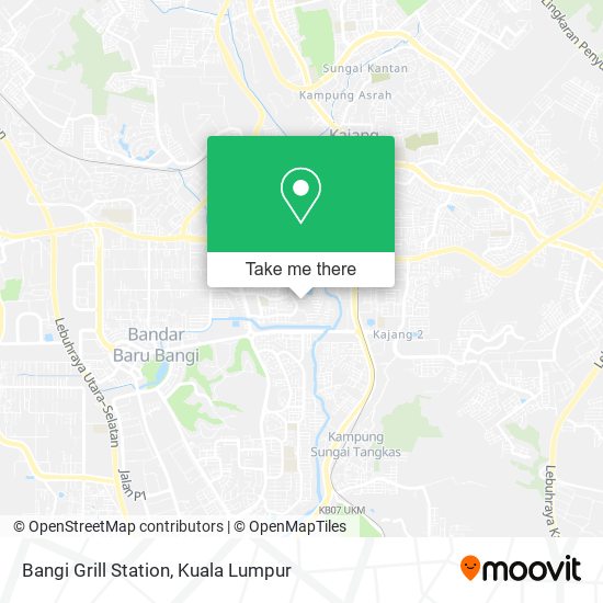 Bangi Grill Station map