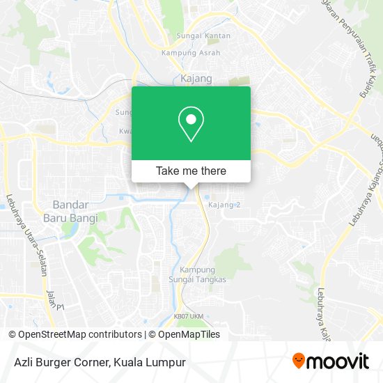 Azli Burger Corner map