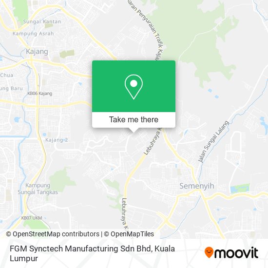 Peta FGM Synctech Manufacturing Sdn Bhd