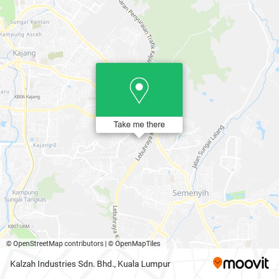 Kalzah Industries Sdn. Bhd. map