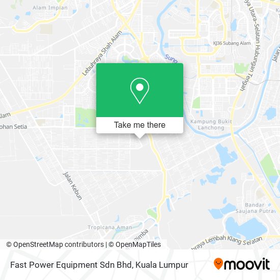 Fast Power Equipment Sdn Bhd map
