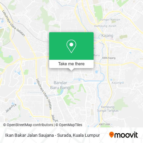 Ikan Bakar Jalan Saujana - Surada map