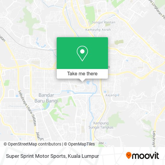 Super Sprint Motor Sports map