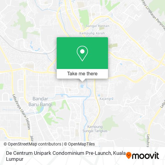 De Centrum Unipark Condominium Pre-Launch map