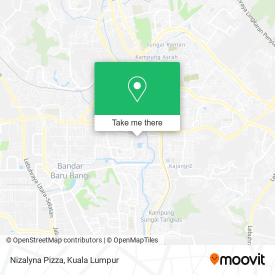 Nizalyna Pizza map