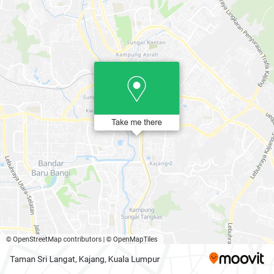 Peta Taman Sri Langat, Kajang