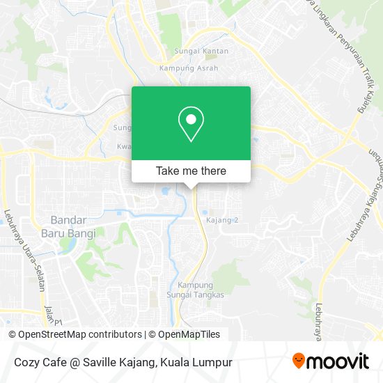 Cozy Cafe @ Saville Kajang map
