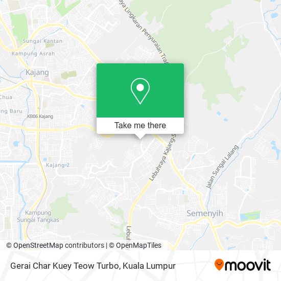 Gerai Char Kuey Teow Turbo map