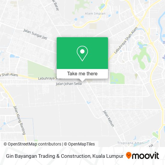 Gin Bayangan Trading & Construction map