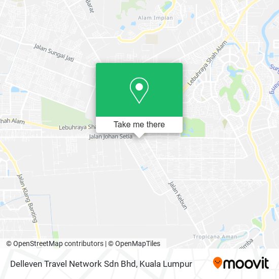 Delleven Travel Network Sdn Bhd map