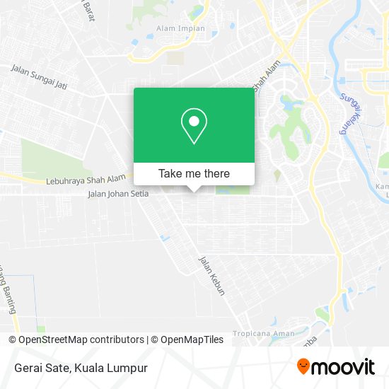 Gerai Sate map