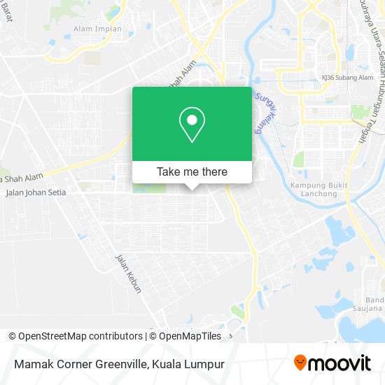 Mamak Corner Greenville map