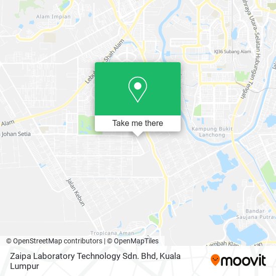 Zaipa Laboratory Technology Sdn. Bhd map