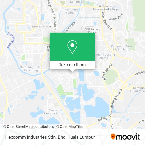 Hexcomm Industries Sdn. Bhd map