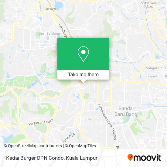 Kedai Burger DPN Condo map