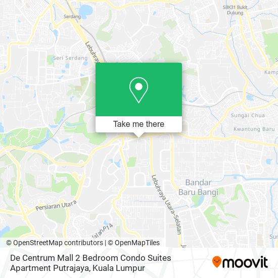 Peta De Centrum Mall 2 Bedroom Condo Suites Apartment Putrajaya