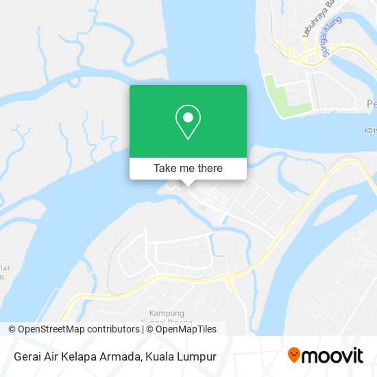 Peta Gerai Air Kelapa Armada