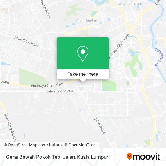 Gerai Bawah Pokok Tepi Jalan map