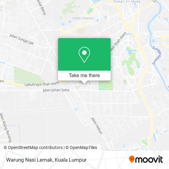 Warung Nasi Lemak map