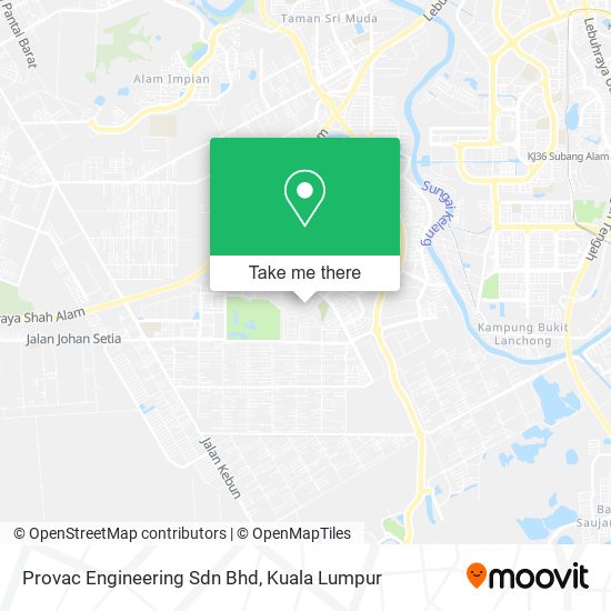 Provac Engineering Sdn Bhd map