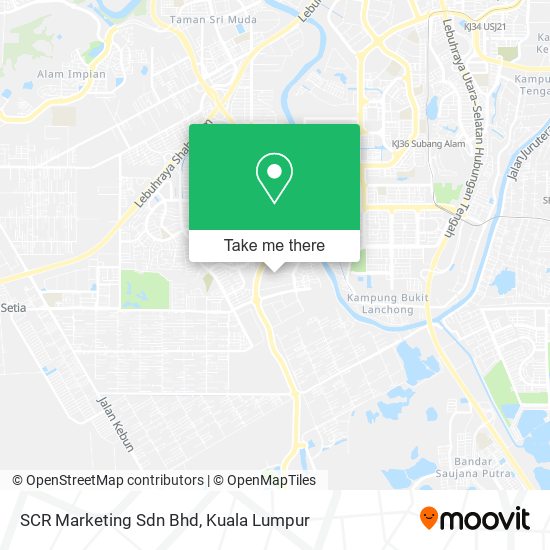 Peta SCR Marketing Sdn Bhd