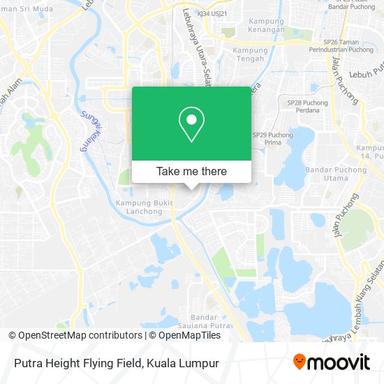 Putra Height Flying Field map