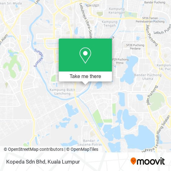 Kopeda Sdn Bhd map