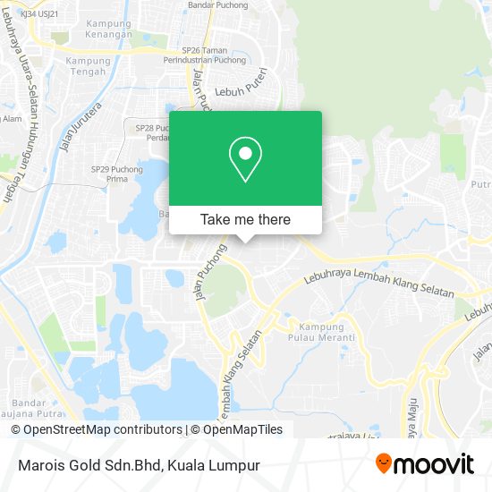 Marois Gold Sdn.Bhd map